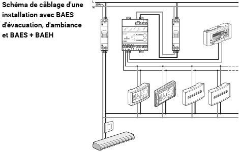 schema de cablage BAES