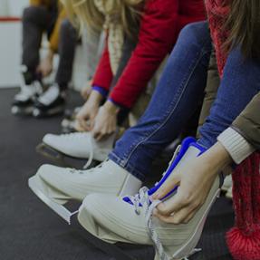 patins à glace lacets filles