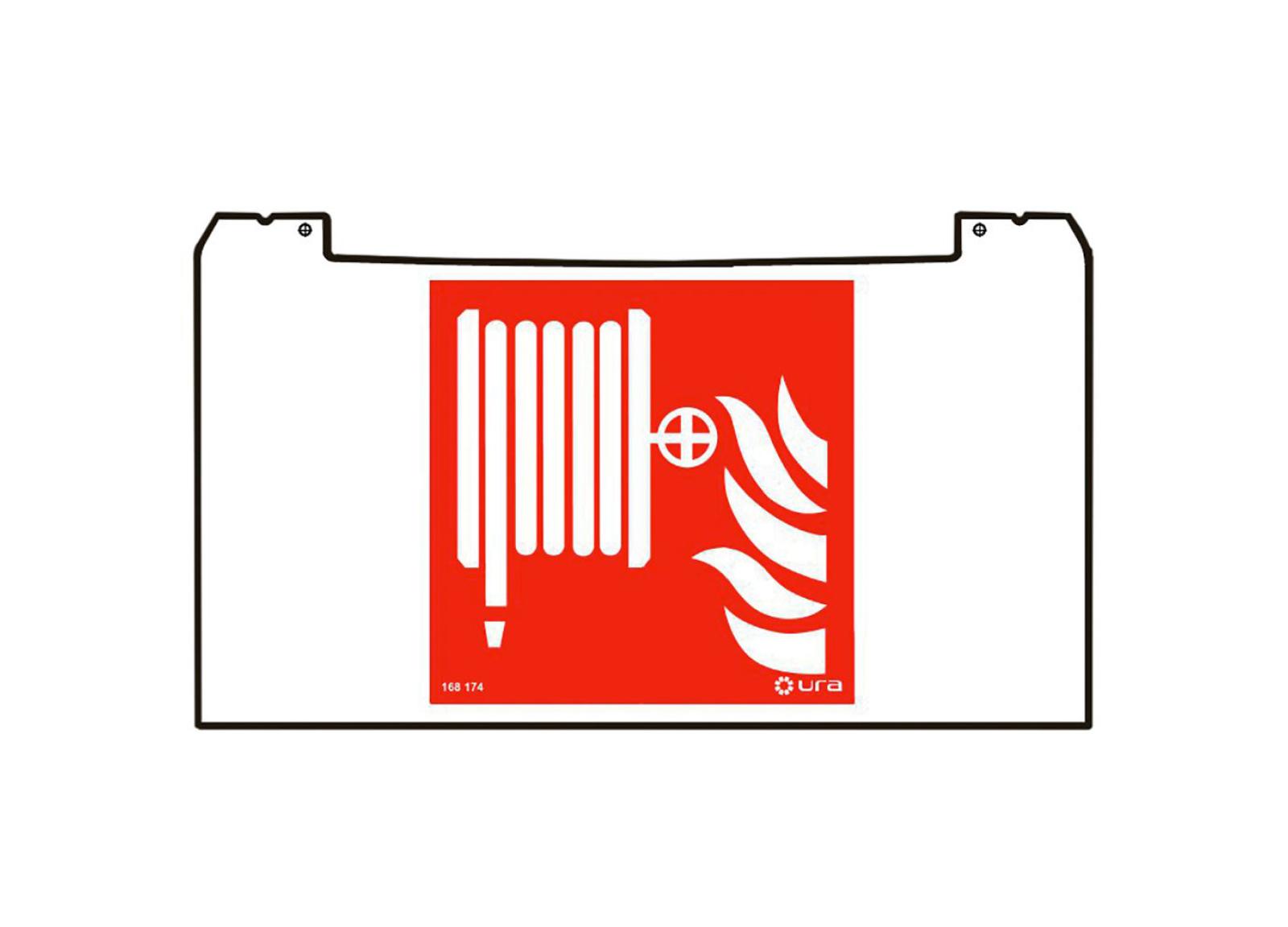 Porte-pictogramme signalétique Practice Evolution avec localisation Robinet d'Incendie Armé Porte-pictogramme signalétique Practice Evolution avec localisation Robinet d'Incendie Armé