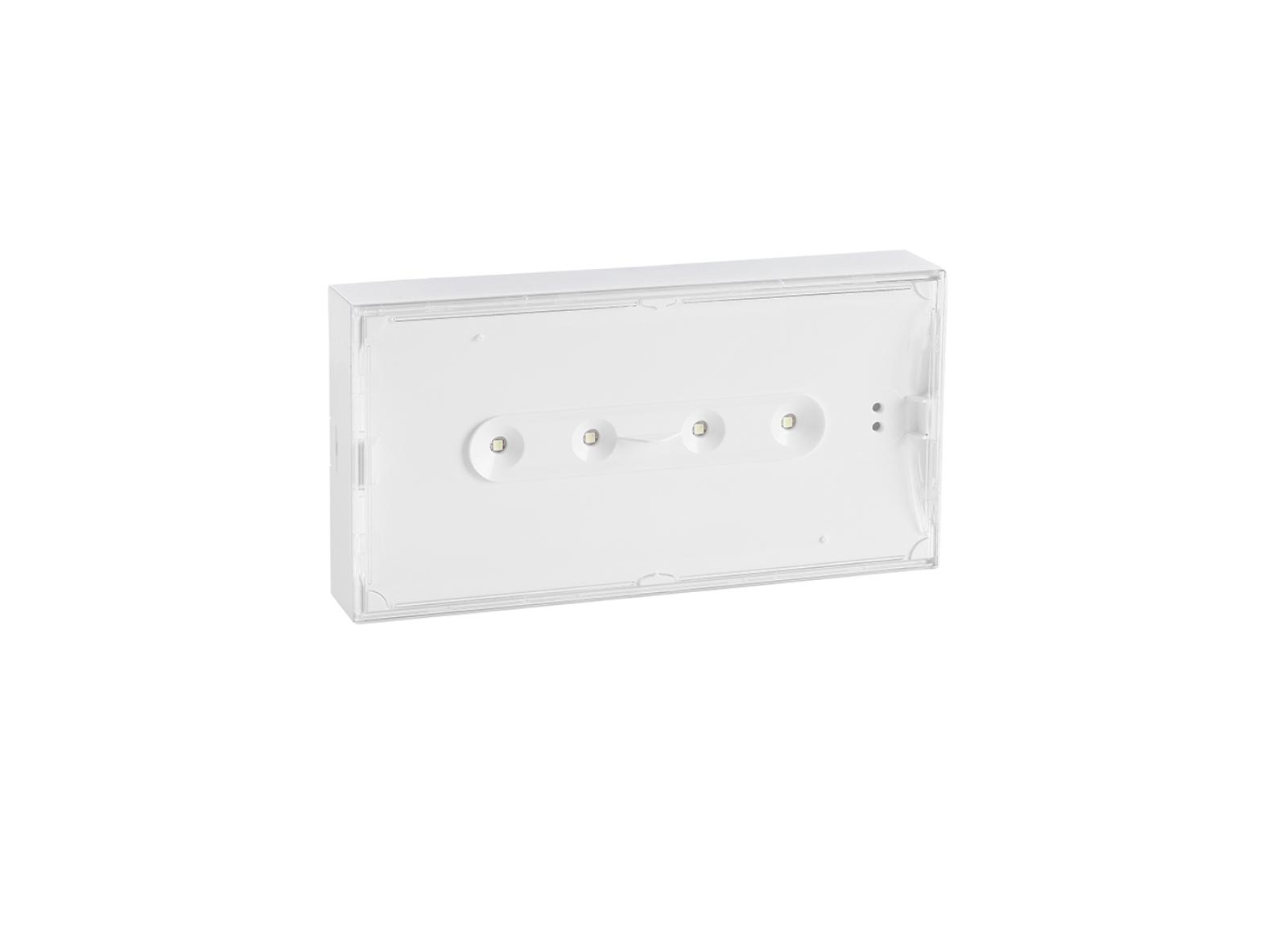 Luminaire pour Sources Centrales LSC d'évacuation 24V=/48V= Uraone IP42 IK07 flux 45lm