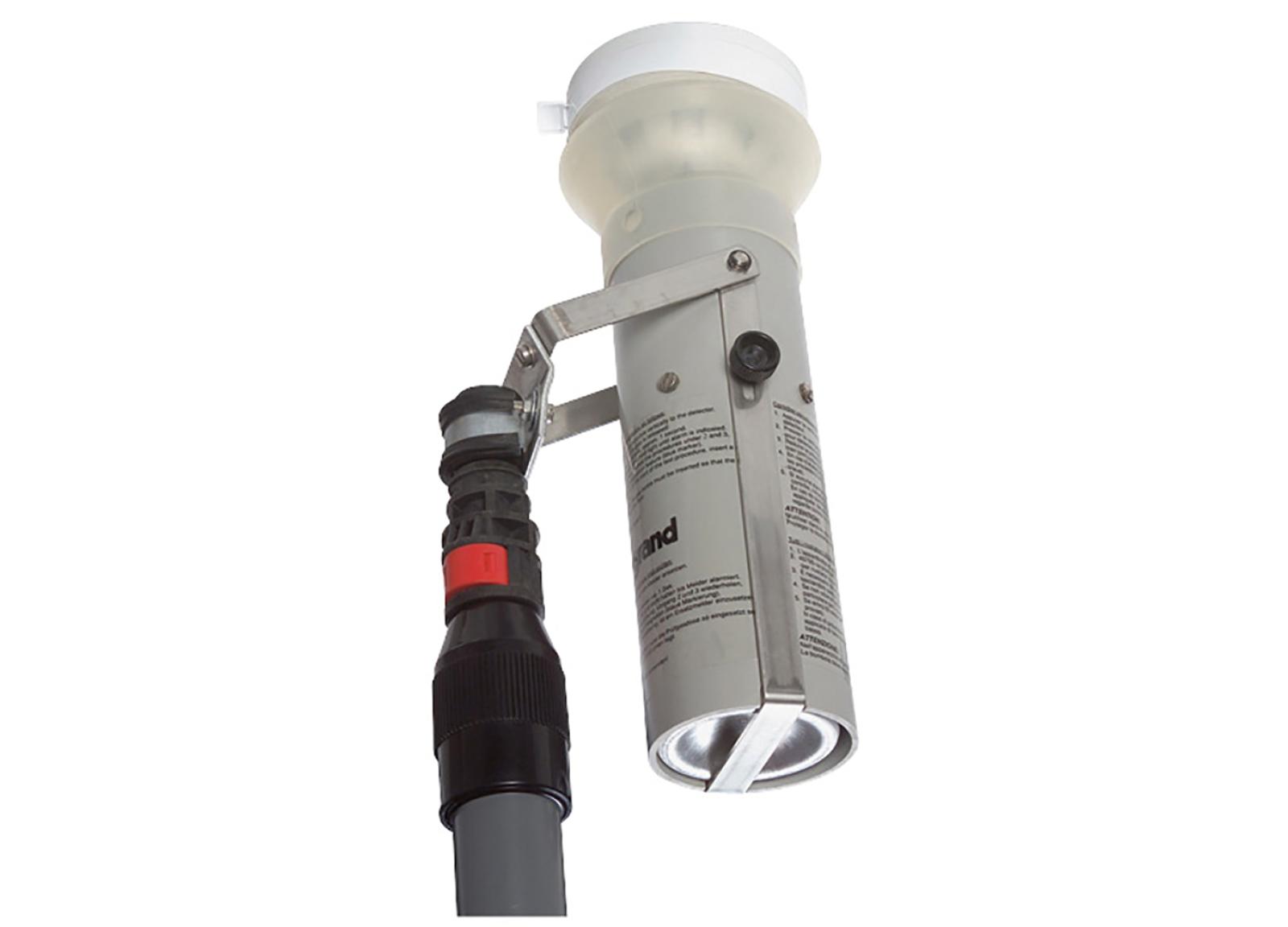 Perche télescopique pour détecteur automatique - avec 1 bol et 1 bombe de gaz