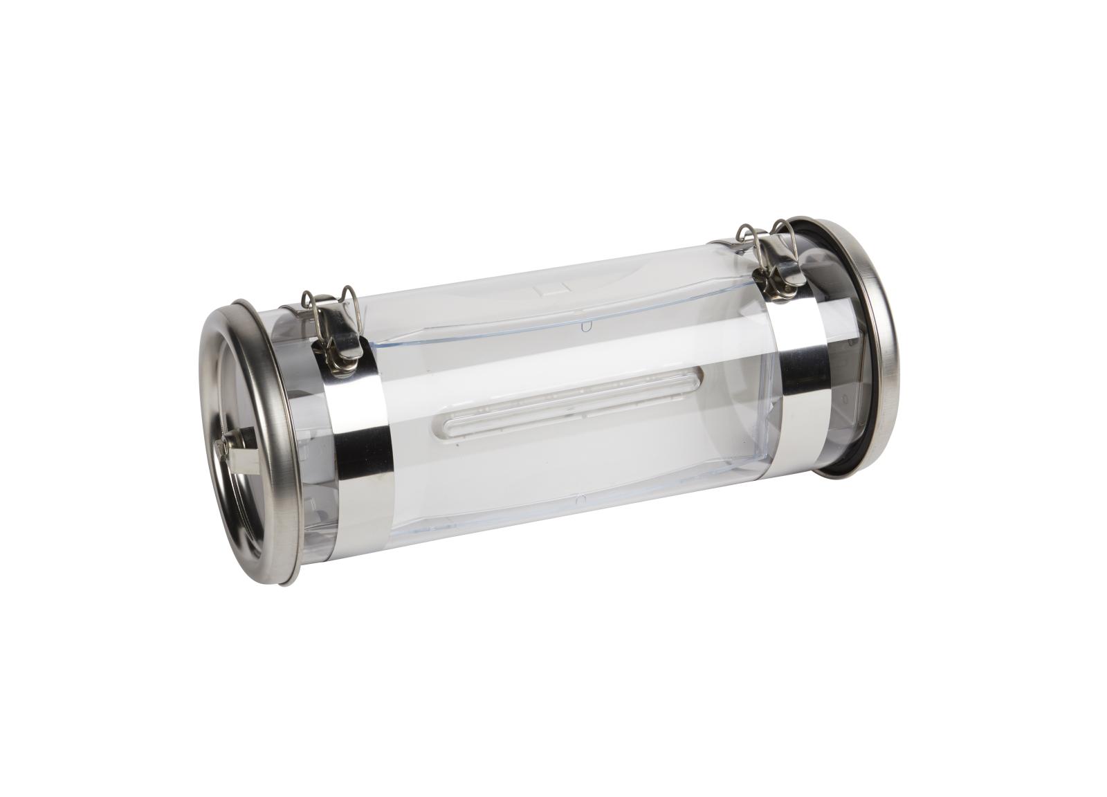 Luminaire pour Sources Centrales LSC d'évacuation 24V=/48V= Plastinox cuvelage en inox IP67 IK07 flux 45lm