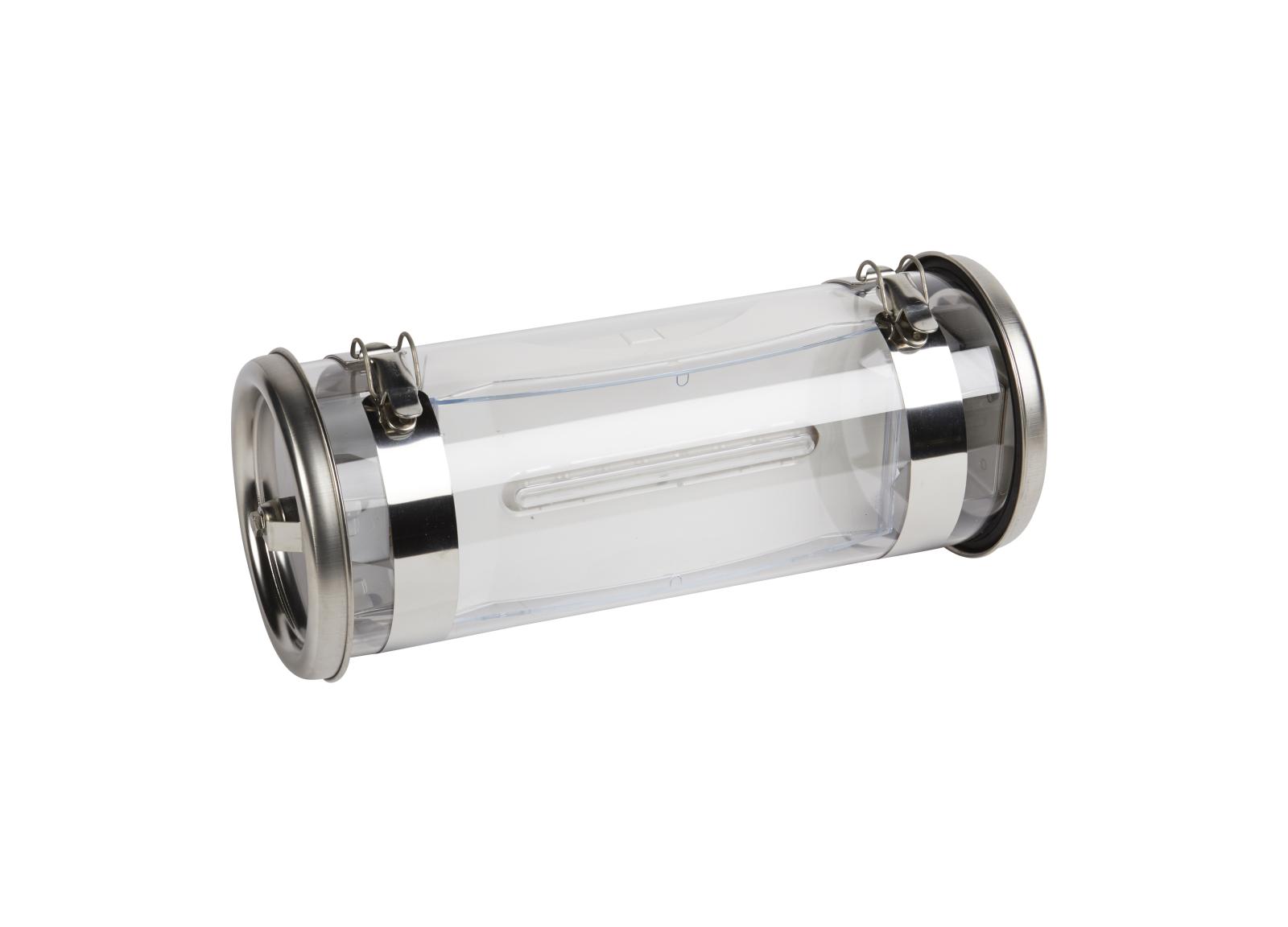 Luminaire pour Sources Centrales LSC d'évacuation Plastinox 24V=/48V= cuvelage en inox IP67 IK07 flux 45lm