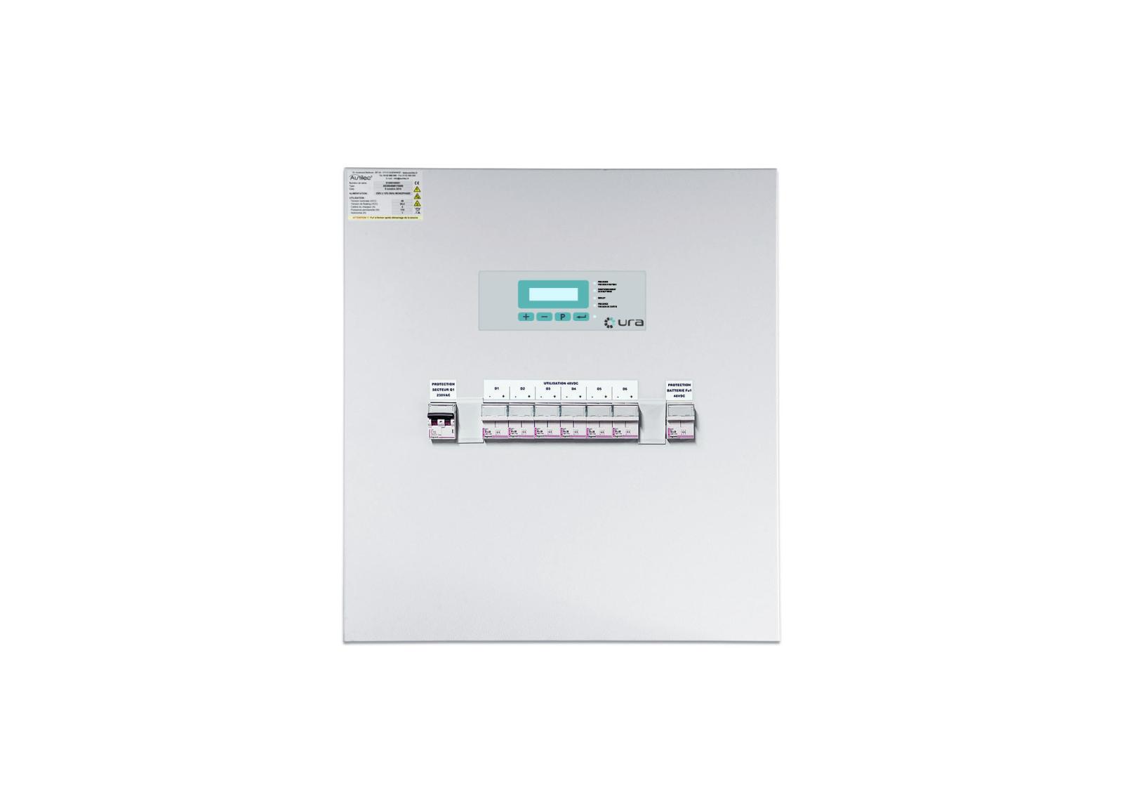 Source centrale 48V= 480W pour alimentation des Luminaires pour Sources Centrales LSC 48V= - autonomie 1h Source centrale 48V= 480W pour alimentation des Luminaires pour Sources Centrales LSC 48V= - autonomie 1h