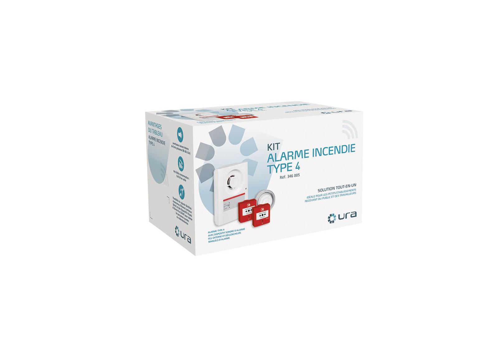 Kit tableau d’alarme de type 4 (Kit T4 1B) avec 2 DMA et 1 DSAF