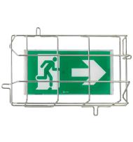 Grille de protection IK10 pour BAES et LSC Ambiance Uralife/Uraproof - 20 joules - 4 points de fixation