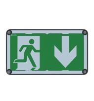 BAES Uraproof V Évacuation SATI 45lm/1h - IP66/IK10 - pose murale - NF Environnement