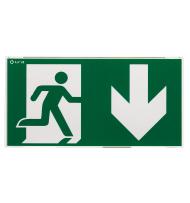 BAES+BAEH Uralife V SATI Adressable 45lm/1h + 8lm/5h - IP 43/IK 07 - pose murale saillie - NF Environnement