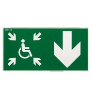 BAES+DBR Uralife V SATI Adressable 45-120lm/1h - IP 43/IK 07 - pose murale saillie - NF Environnement