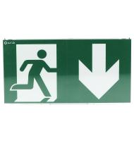 BAES Évacuation URALIFE V 45lm-1h SATI Adressable Mural - Noir