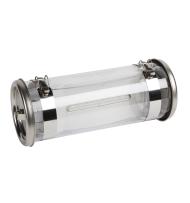 Luminaire pour Sources Centrales LSC d'évacuation 24V=/48V= Plastinox cuvelage en inox IP67 IK07 flux 45lm