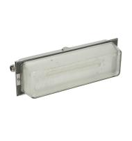 Luminaire pour Sources Centrales LSC d'ambiance 24V=/48V= type tôle et verre IP66 IK04 flux 400lm