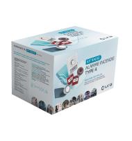 Prêt-à-poser Alarme type 4 radio - centrale T4 radio, 2 déclencheurs manuels radio, 1 diffuseur sonore & 1 diffuseur lumineux radio