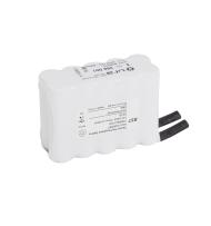 Batterie Nickel Cadmium Ni-Cd 12V 600mAh pour alarme incendie