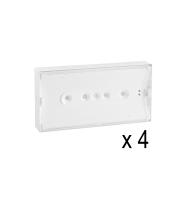 Lot de 4 BAES d'Ambiance SATI Uraone référence 111227 (avant 03-2020) reconditionnés sans embases